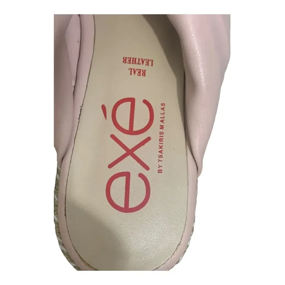 EXE' Valeria 905 Wedges Pink Leather sz‎ 38